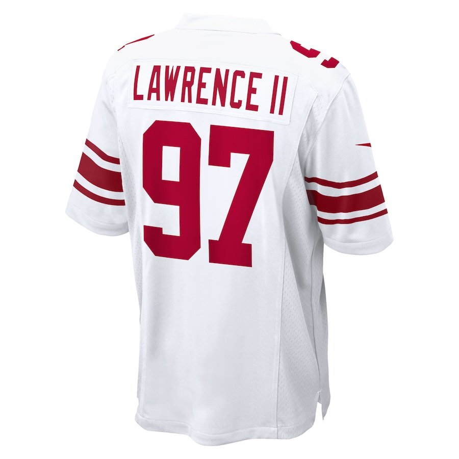 New York Giants Dexter Lawrence II White Game Player Jersey | American Football Shirts | Sportcify |