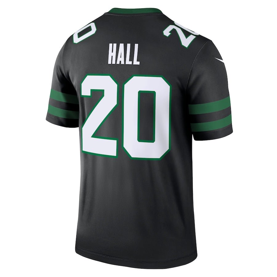New York Jets Breece Hall Legacy Black Alternate Legend Jersey | American Football Shirts | Sportcify |