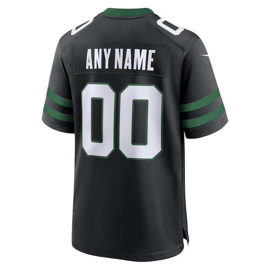 New York Jets Black Alternate Game Jersey - Custom | American Football Jersey | Sportcify |