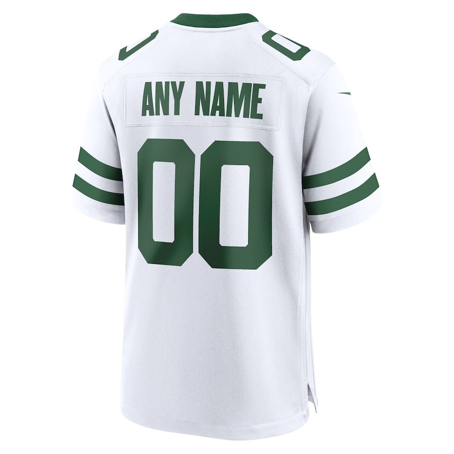 New York Jets Nike Legacy White Custom Game Jersey | American Football Jersey | Sportcify |