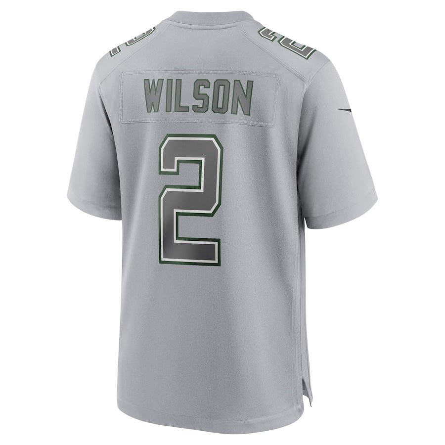 New York Jets Zach Wilson Nike Gray Atmosphere Fashion Game Jersey | American Football Shirts | Sportcify |