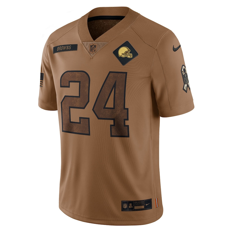 Nick Chubb Brown Cleveland Browns 2023 Salute To Service Limited Jersey - Sportcify High Quality American Football Jerseys | NFL Jerseys