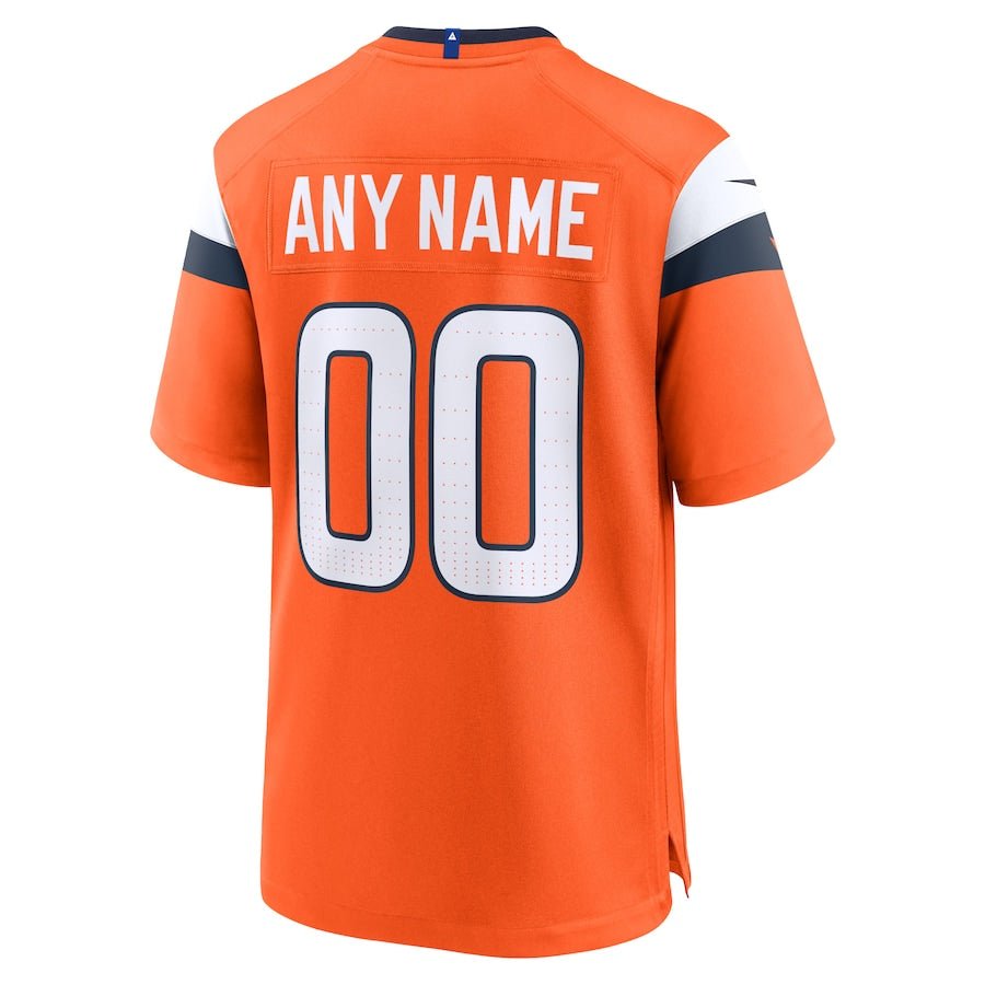 Orange Denver Broncos Mile High Collection Custom Game Jersey | American Football Jersey | Sportcify |