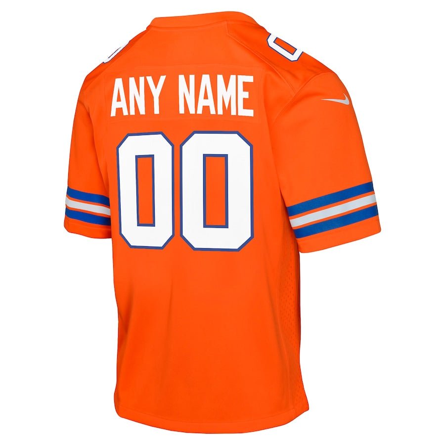 Orange Denver Broncos Mile High Collection 1977 Throwback Custom Game Jersey | American Football Jersey | Sportcify |