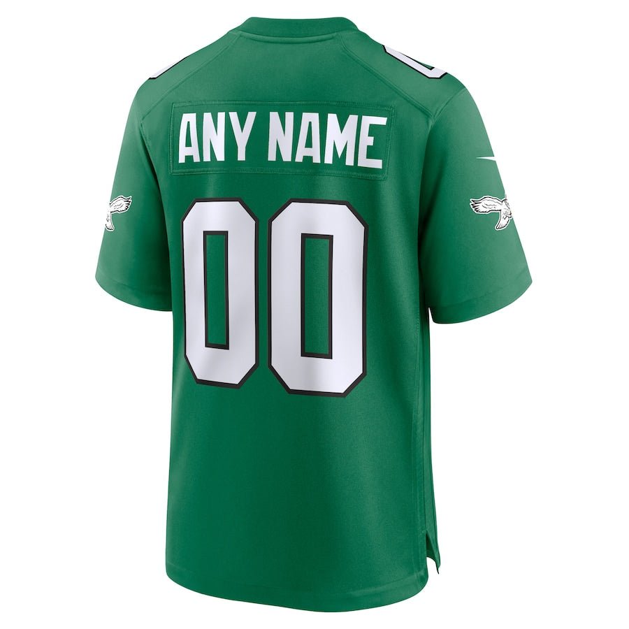 Philadelphia Eagles Kelly Green Alternate Custom Game Jersey | American Football Jersey | Sportcify |