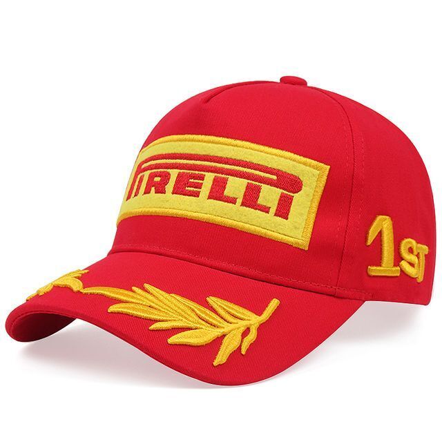 Pirelli Podium 1st Place Cap - Red | Racing Shirt | Sportcify |