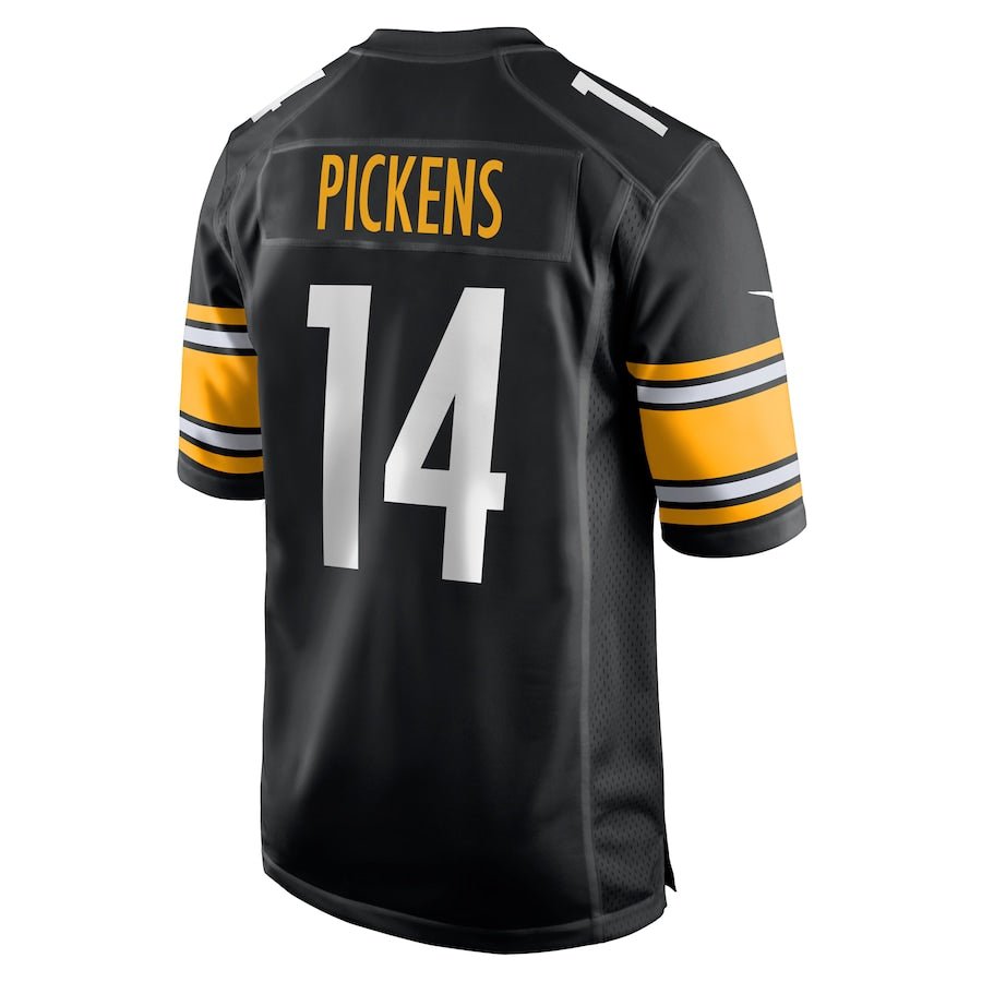 Pittsburgh Steelers George Pickens Black Game Player Jersey | American Football Shirts | Sportcify |