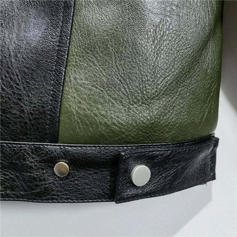 Olympus Green Ferrari Leather Racing Jacket