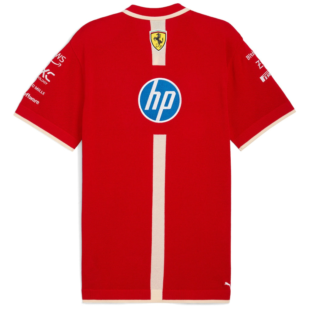 Scuderia Ferrari F1 2025 Special Edition Polo Shirt - Dark Cherry