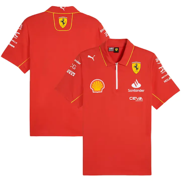 2024 Scuderia Ferrari F1 Men's Team Polo