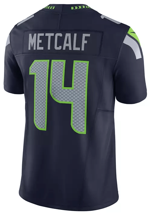 Seattle Seahawks DK Metcalf 14 Vapor F.U.S.E. Limited College Navy Jersey | American Football Shirts | Sportcify |