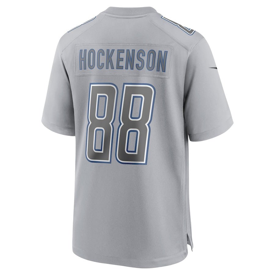 T.J. Hockenson Gray Detroit Lions Atmosphere Fashion Game Jersey | American Football Shirts | Sportcify |