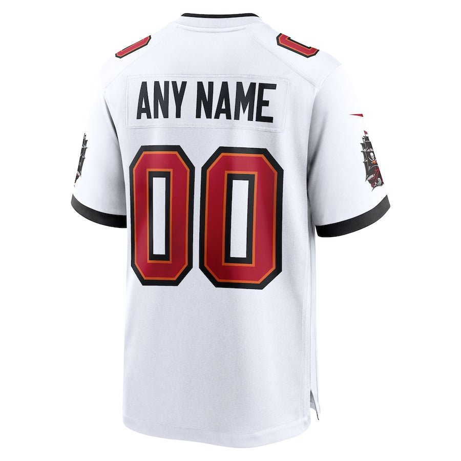 Tampa Bay Buccaneers White Custom Game Jersey | Football Shirts | Sportcify |