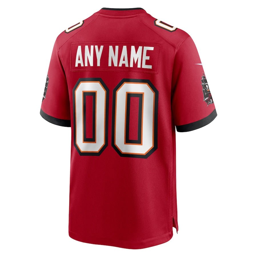 Tampa Bay Buccaneers Red Custom Game Jersey | Football Shirts | Sportcify |