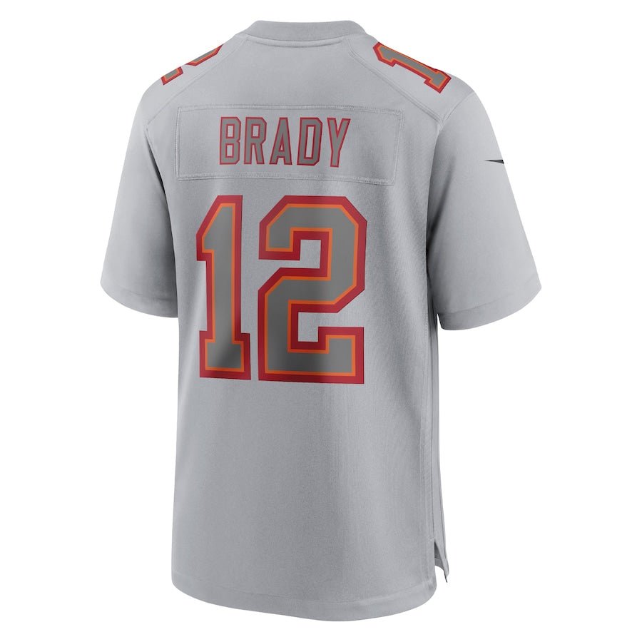 Tampa Bay Buccaneers Tom Brady Gray Atmosphere Fashion Game Jersey | Football Shirts | Sportcify |