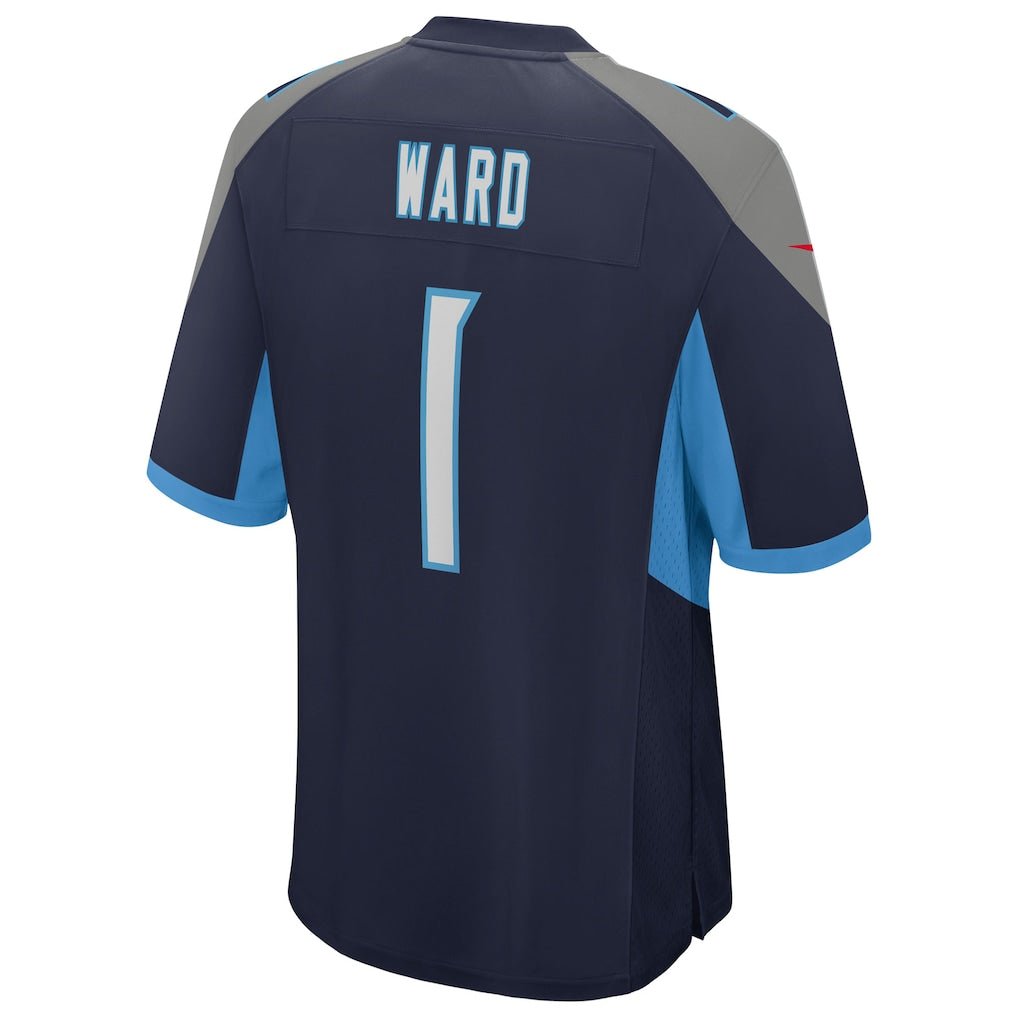 Tennessee Titans Cameron Ward Nike Navy 2025 NFL Alternate Game Jersey | American Football Jersey | Sportcify |