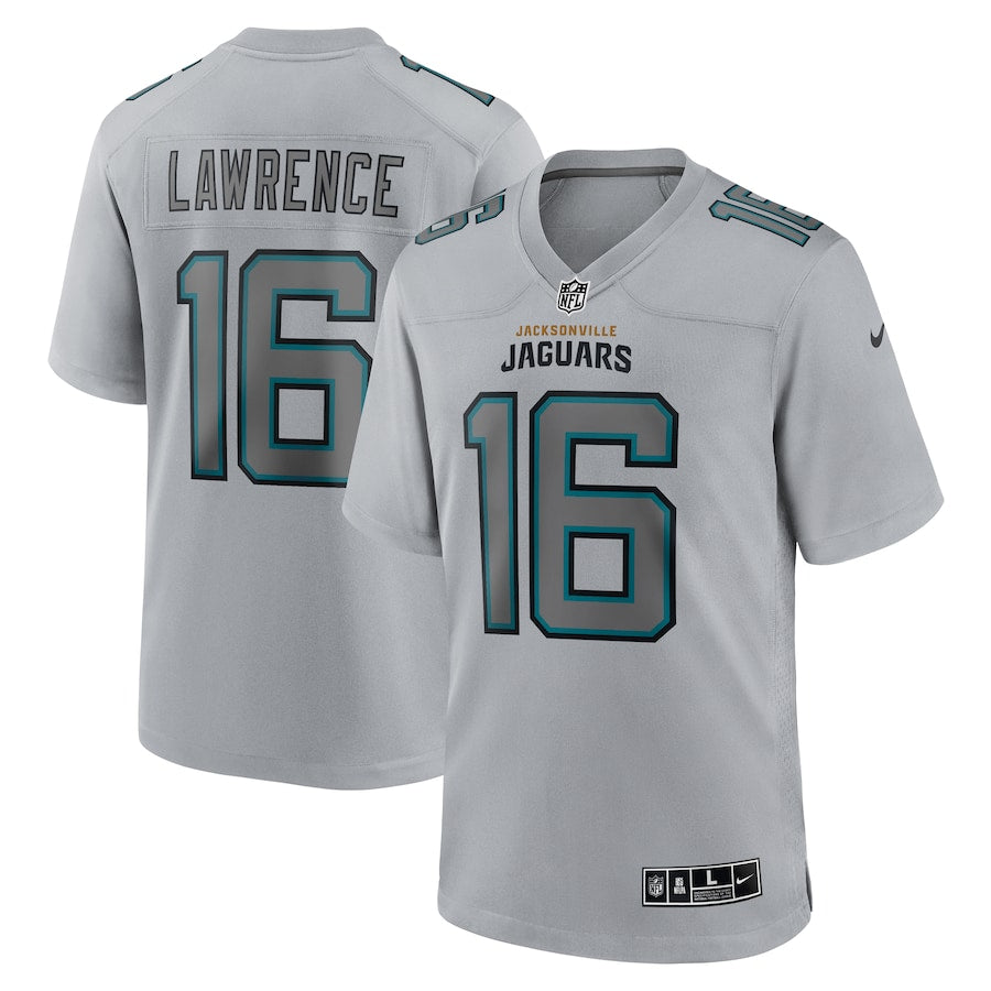 Trevor Lawrence Jacksonville Jaguars Gray Atmosphere Fashion Game Jersey - Sportcify High Quality American Football Jerseys | NFL Jerseys