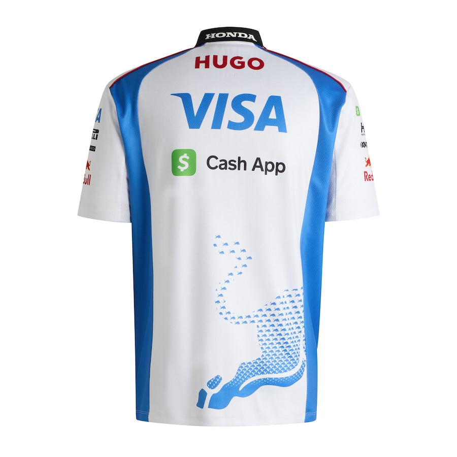 VCARB Hugo 2025 Team Polo - White