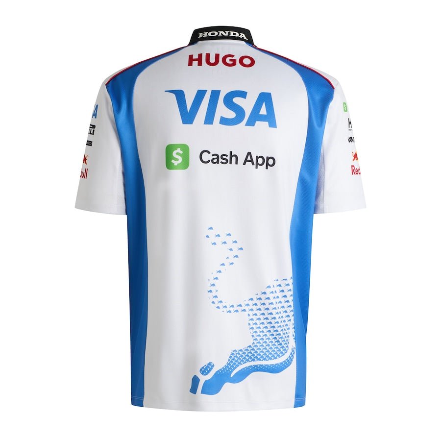VCARB Hugo 2025 Team Polo - White | Racing Shirt | Sportcify |