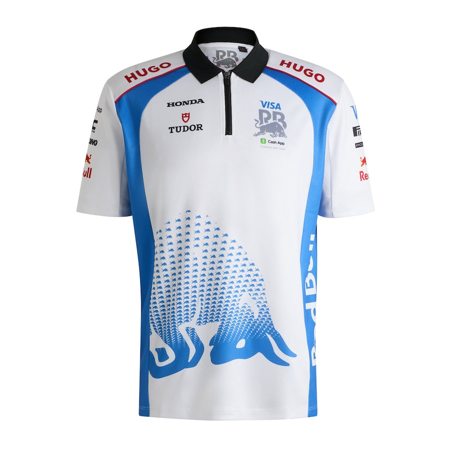 VCARB Hugo 2025 Team Polo - White
