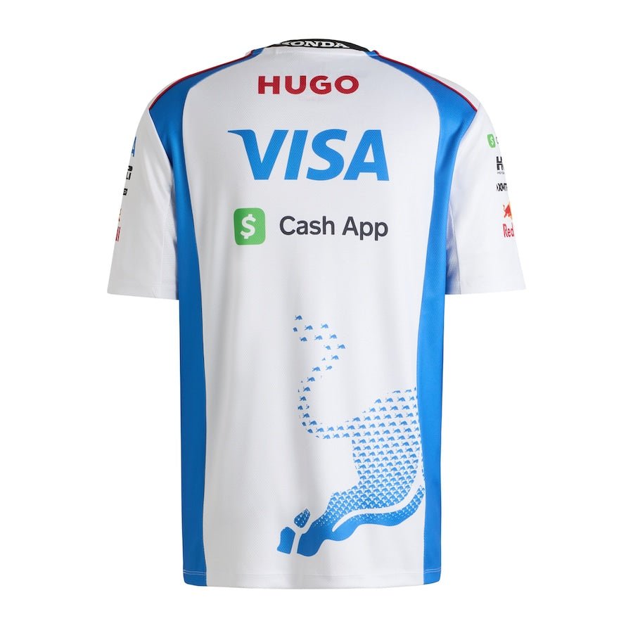 VCARB Hugo 2025 Team T-Shirt - White | Racing Shirt | Sportcify |