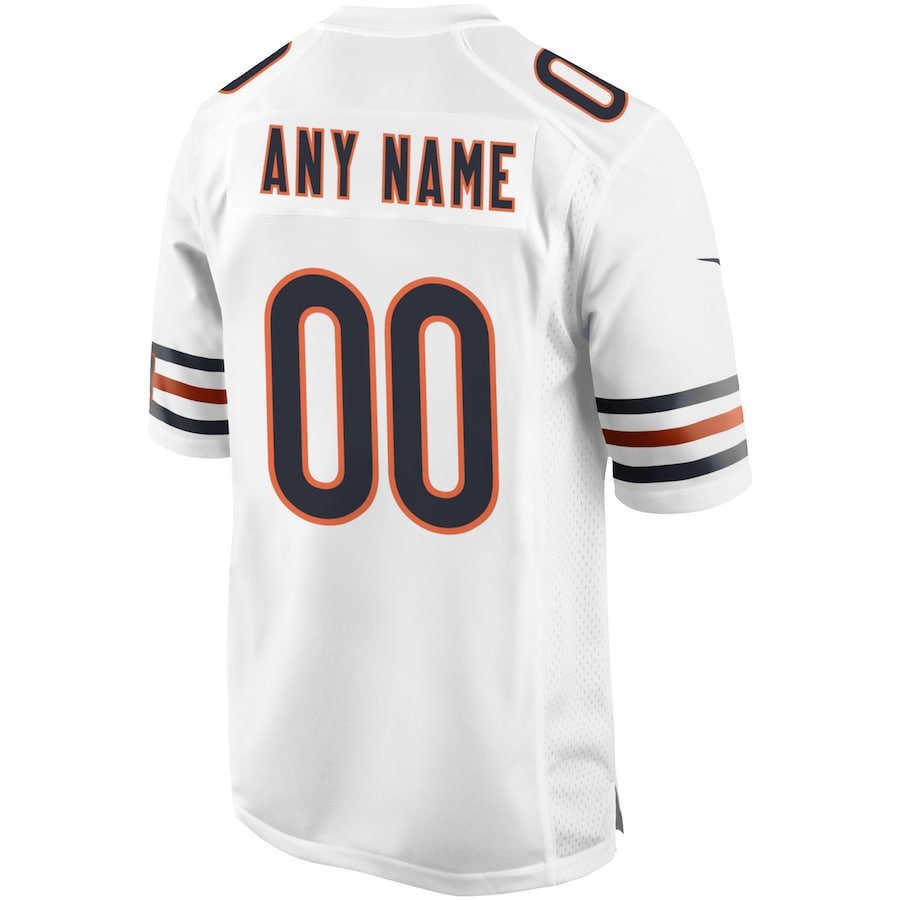 White Chicago Bears Custom Game Jersey | American Football Jersey | Sportcify |