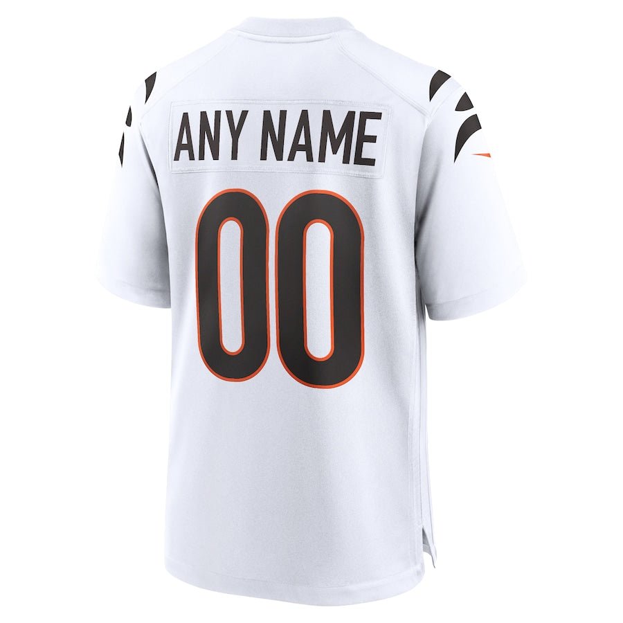 White Cincinnati Bengals Game Custom Jersey | American Football Jersey | Sportcify |