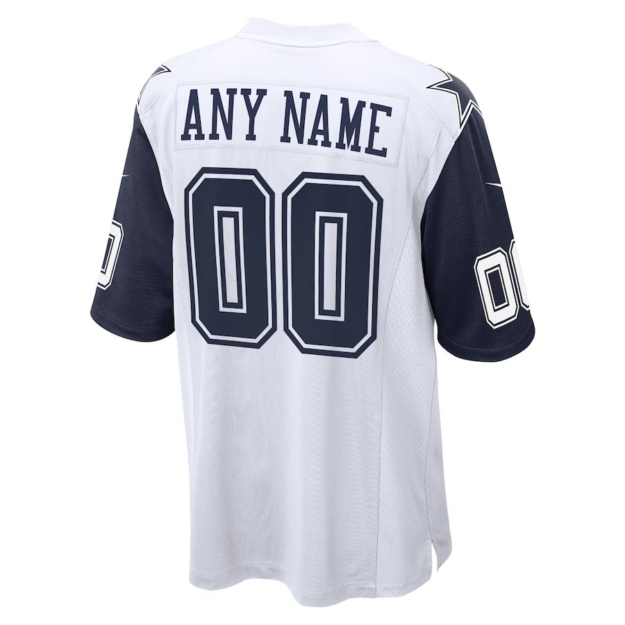 White Dallas Cowboys Alternate Custom Game Jersey | American Football Jersey | Sportcify |