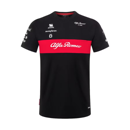 2023 BLACK ALFA ROMEO TEAM FORMULA 1 SHIRT - Sportcify High Quality American Football Jerseys | NFL Jerseys