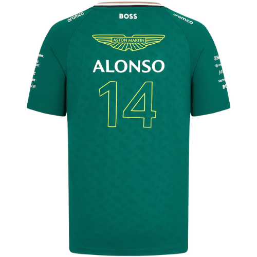 2024 FERNANDO ALONSO ASTON MARTIN FORMULA 1 SHIRT - Sportcify High Quality American Football Jerseys | NFL Jerseys