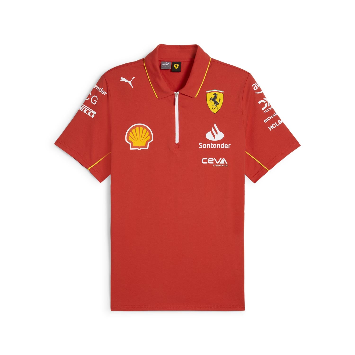 2024 Scuderia Ferrari F1 Men's Team Polo - Sportcify High Quality American Football Jerseys | NFL Jerseys