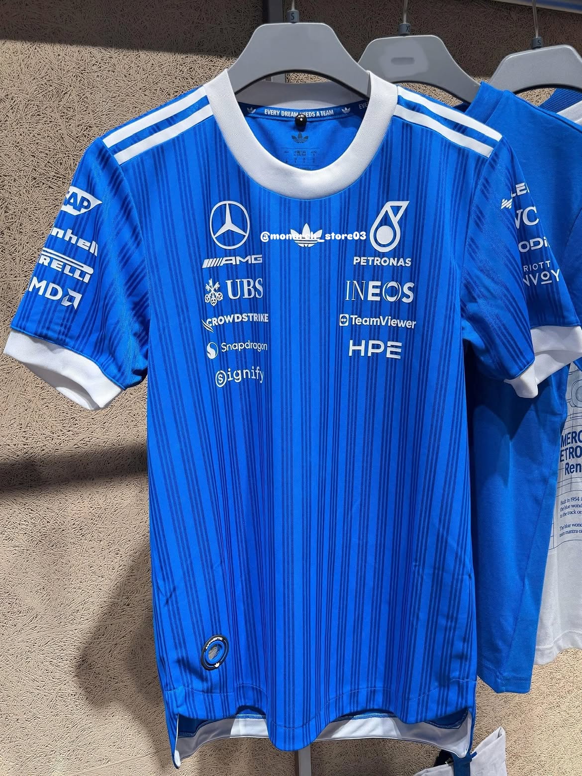 Mercedes Blue Wonder 2026 Team T-Shirt - Silverstone GP Special Edition