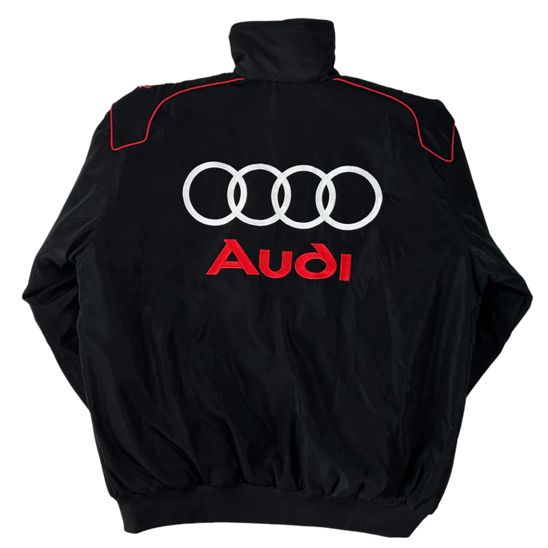 Black Audi Vintage Racing Jacket