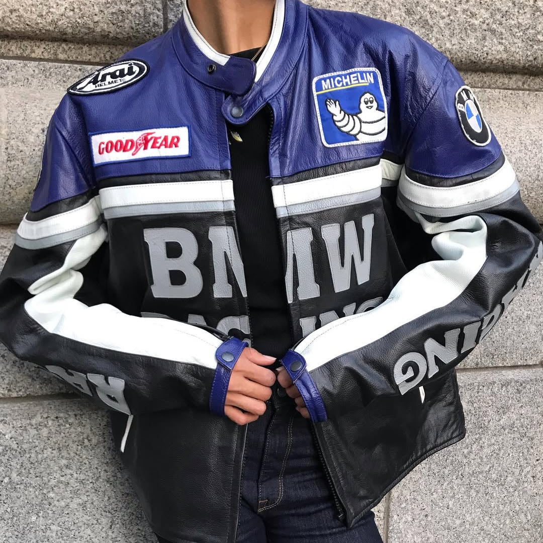 BMW Vintage Racing Leather Jacket