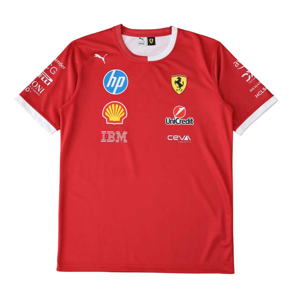 Ferrari 2025 Drivers T-Shirt - Red/White | Racing Shirt | Sportcify |