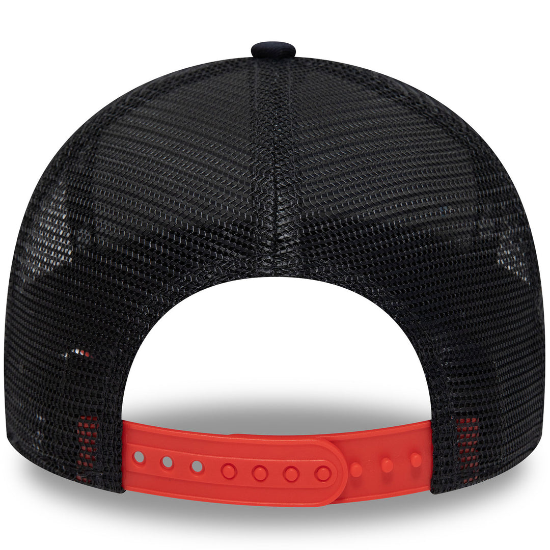 New Era Red Bull Racing Essentials Snapback A-Frame Trucker Cap - Blue