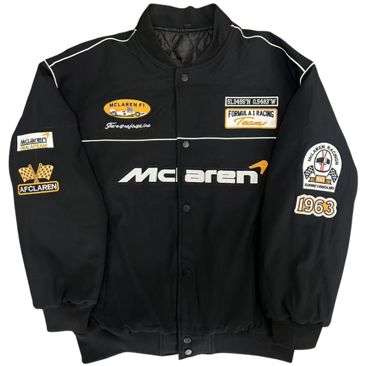 McLaren F1 Classic Black Jacket
