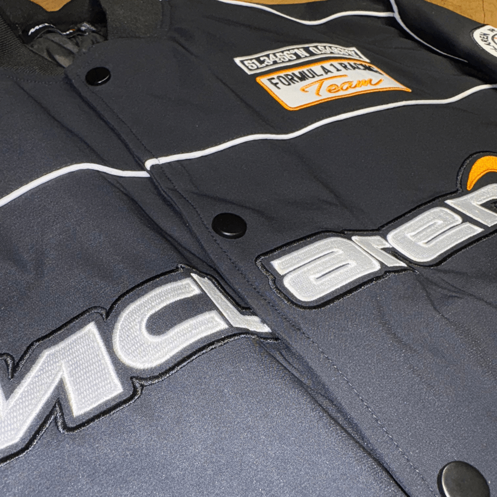 McLaren F1 Classic Black Jacket | Racing Jacket | Sportcify |