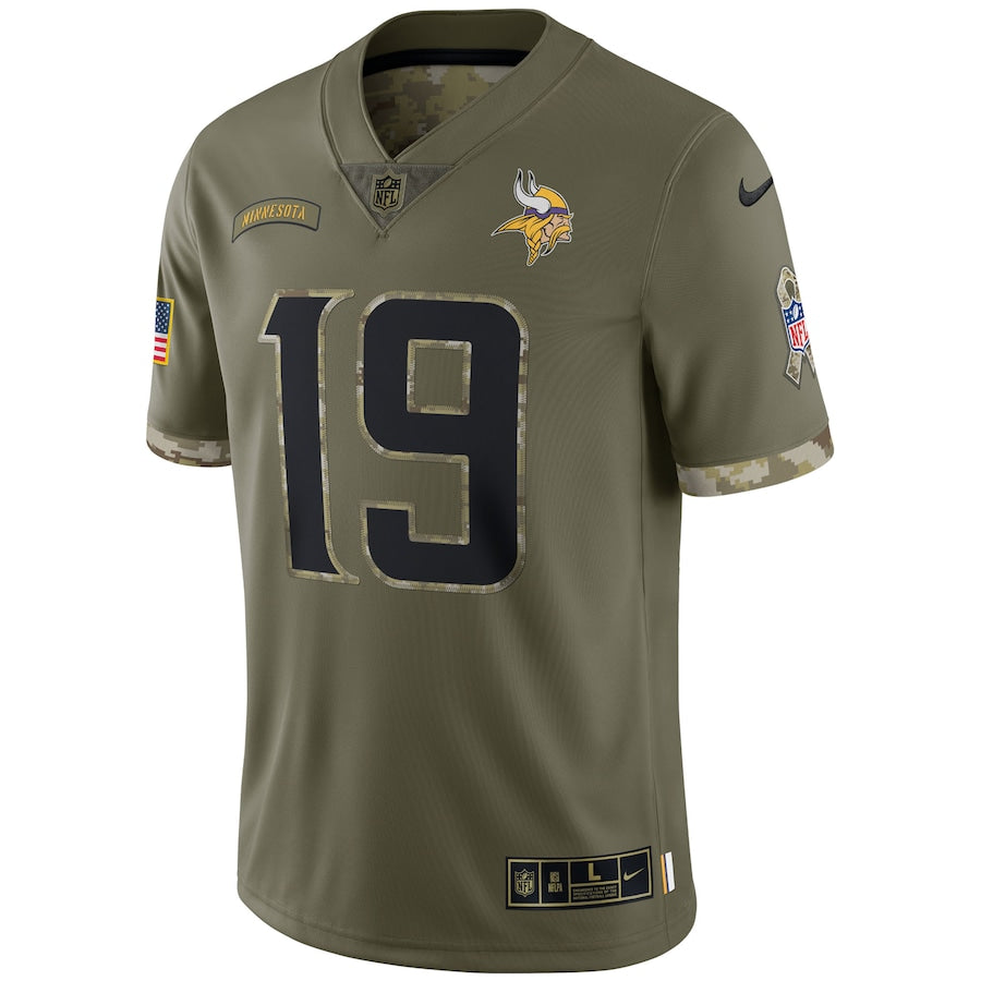 Adam Thielen Olive Minnesota Vikings 2022 Salute To Service Limited Jersey - Sportcify High Quality American Football Jerseys | NFL Jerseys