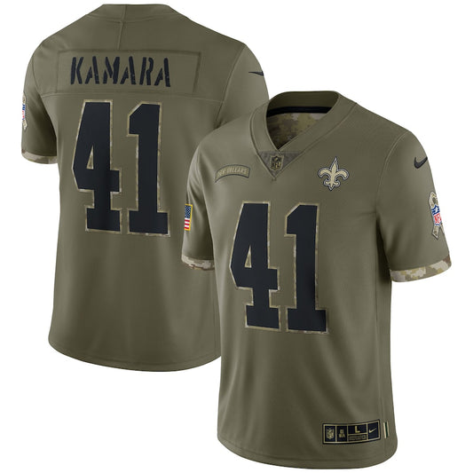 Alvin Kamara Olive New Orleans Saints 2022 Salute To Service Limited Jersey - Sportcify High Quality American Football Jerseys | NFL Jerseys