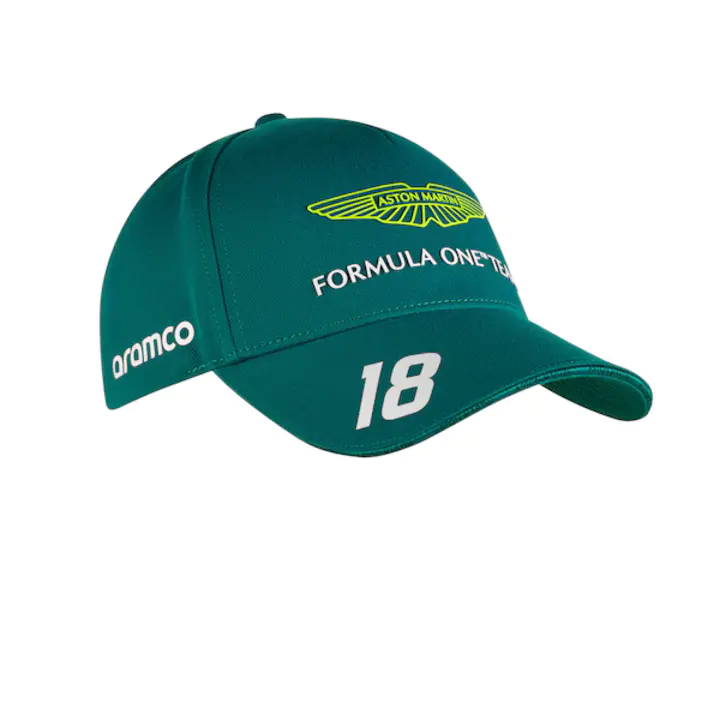 Aston Martin Aramco Cognizant F1 2023 Official Lance Stroll Team Cap