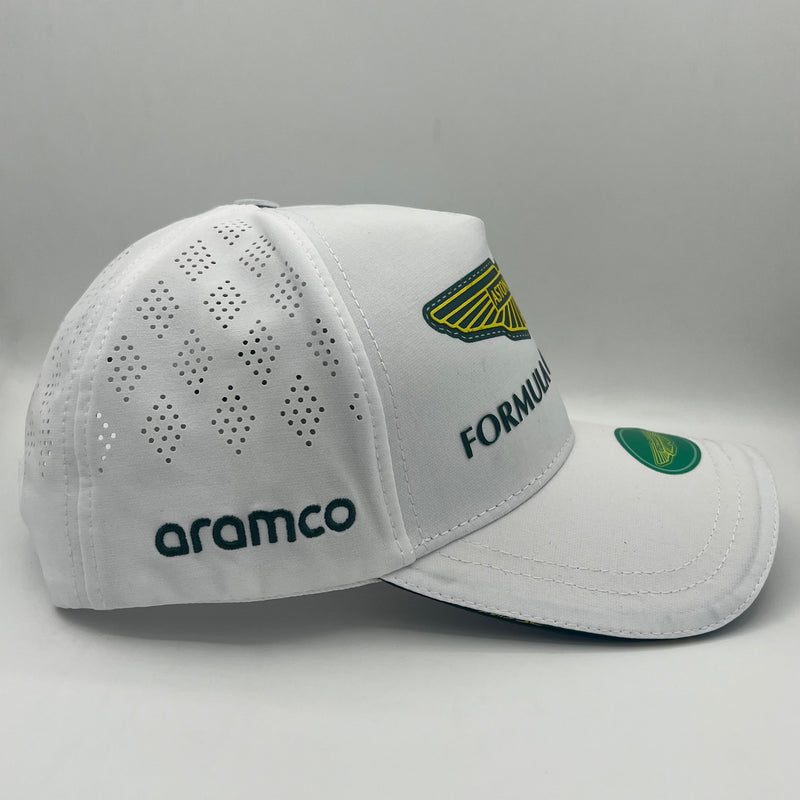 Aston Martin Team 2025 White Team Cap