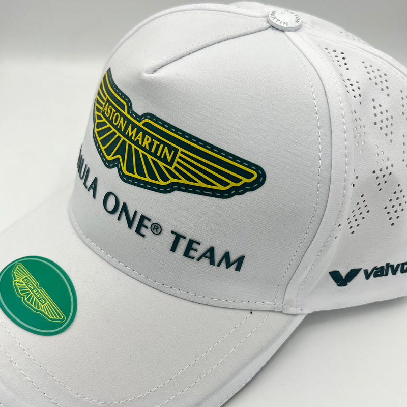 Aston Martin Team 2025 White Team Cap