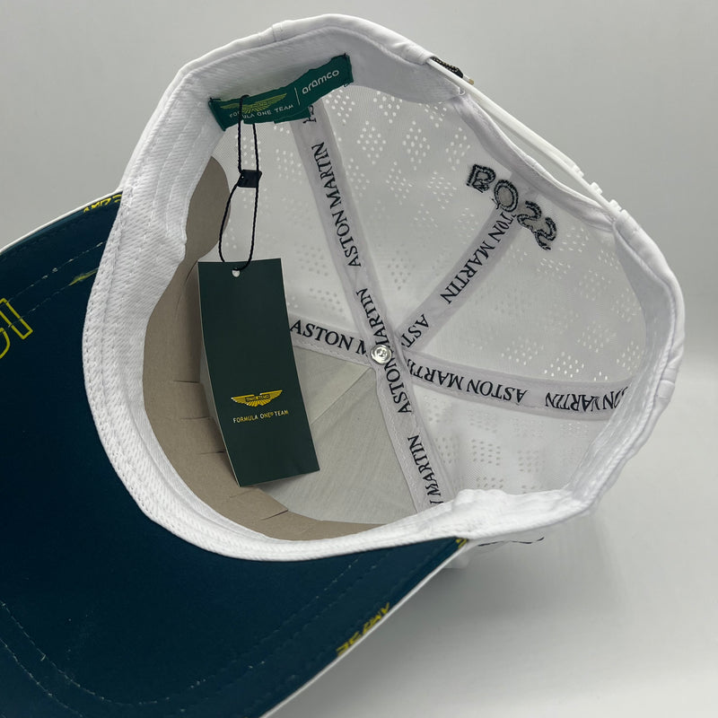 Aston Martin Team 2025 White Team Cap