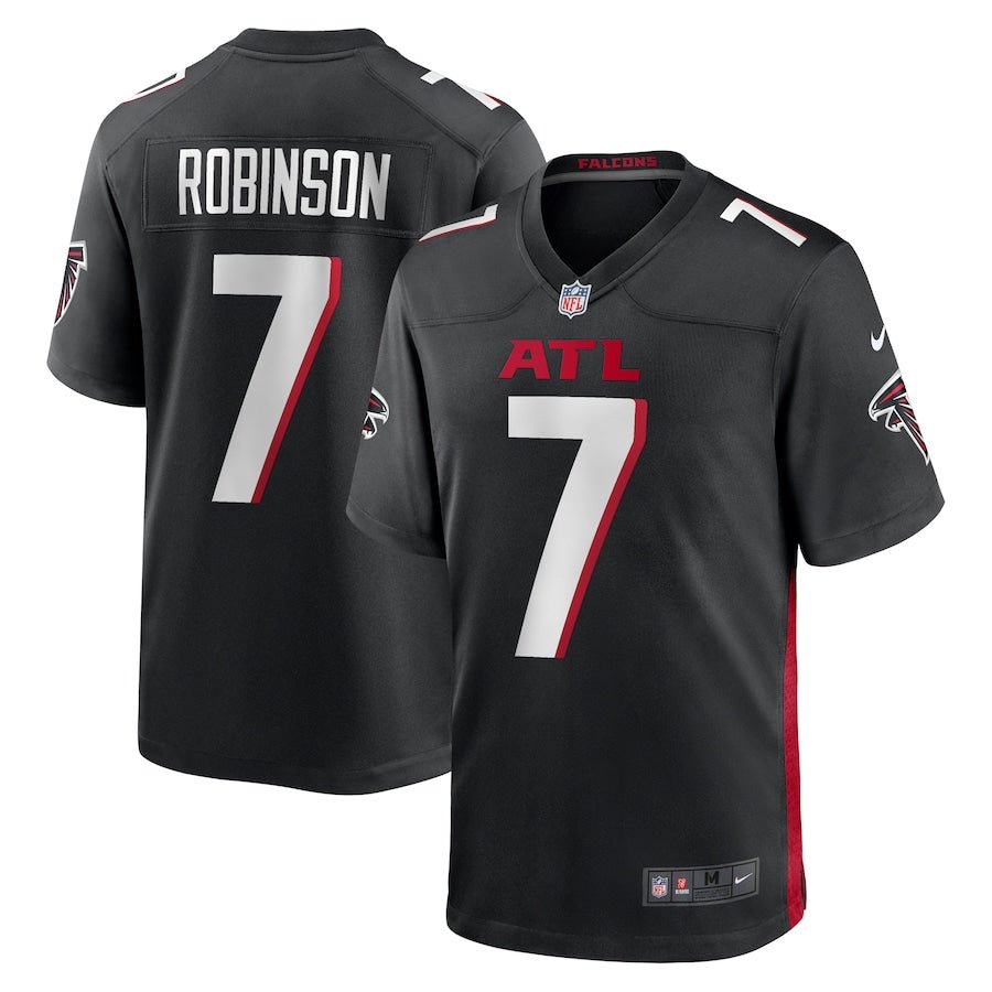 Atlanta Falcons Bijan Robinson Black 2023 NFL Draft First Round Pick Game Jersey - Sportcify High Quality American Football Jerseys | NFL Jerseys