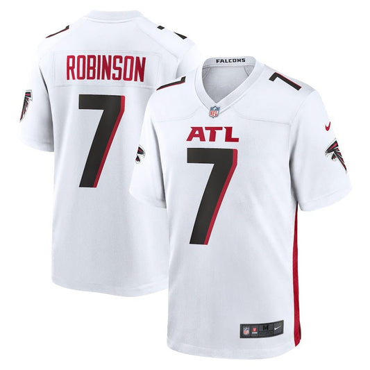 Atlanta Falcons Bijan Robinson White 2023 NFL Draft First Round Pick Game Jersey - Sportcify High Quality American Football Jerseys | NFL Jerseys