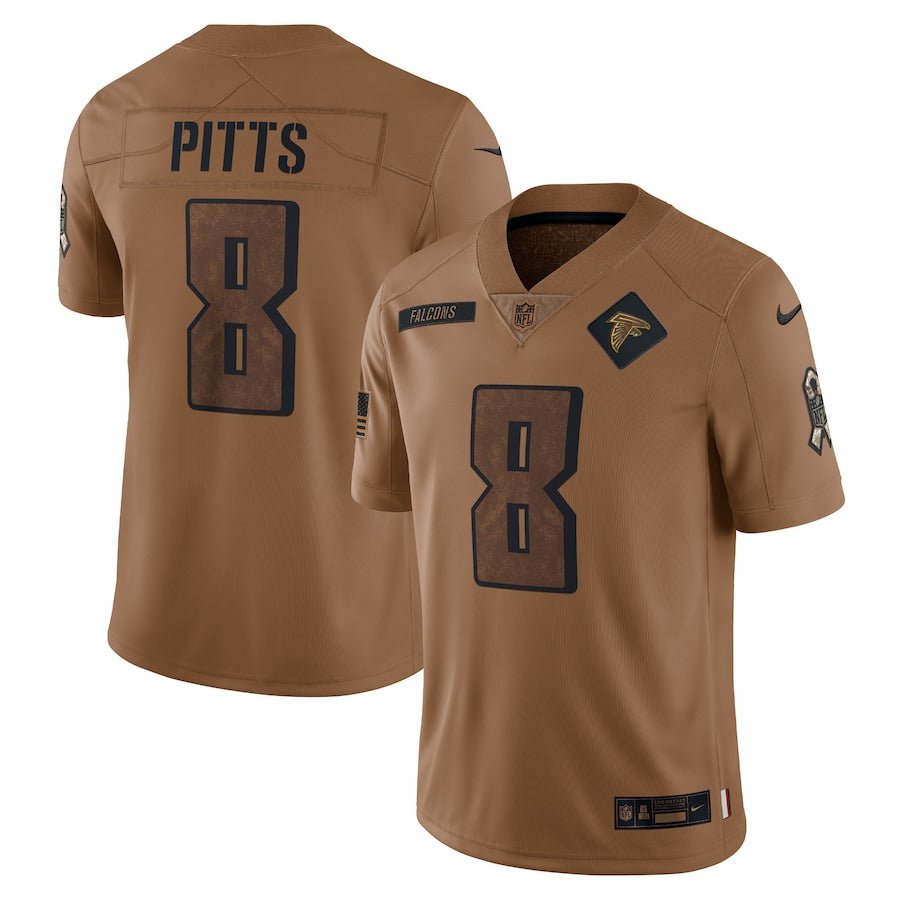 Atlanta Falcons Kyle Pitts Brown 2023 Salute To Service Limited Jersey - Sportcify High Quality American Football Jerseys | NFL Jerseys