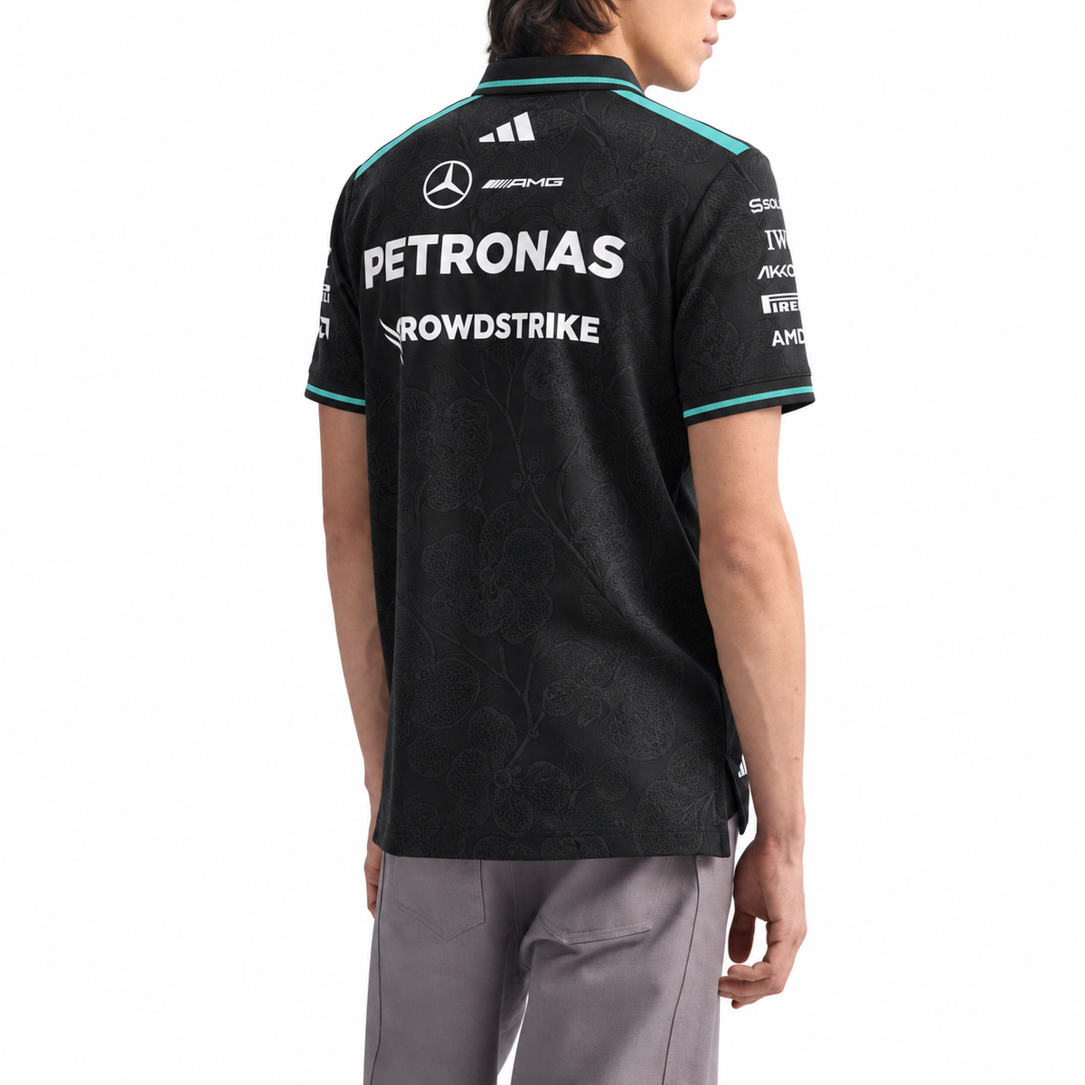 Mercedes F1 2026 Vanda Bloom Driver Black Polo