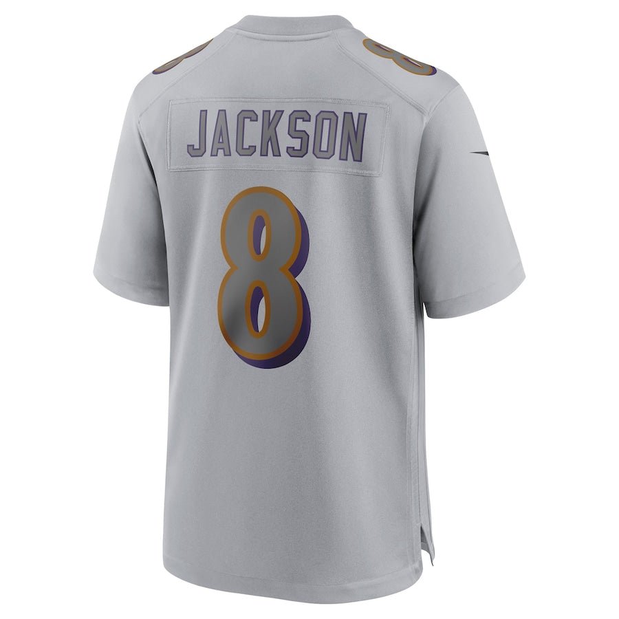 Baltimore Ravens Lamar Jackson  Gray Atmosphere Fashion Game Jersey - Sportcify High Quality American Football Jerseys | NFL Jerseys