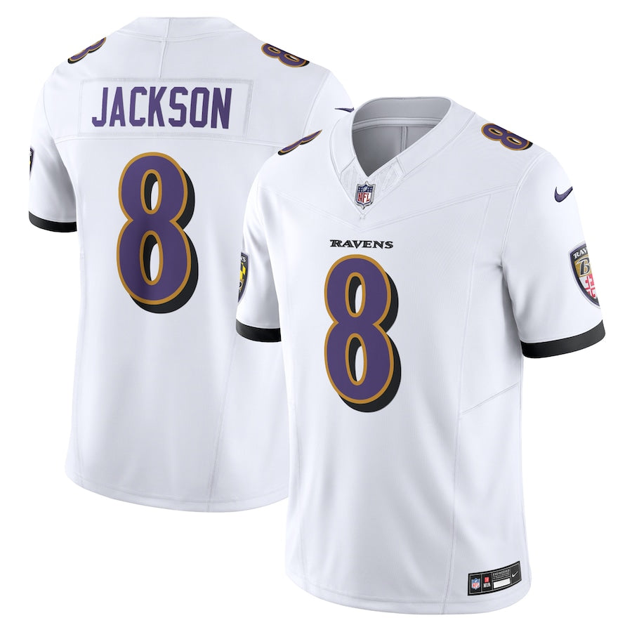 Baltimore Ravens Lamar Jackson White Jersey - Sportcify High Quality American Football Jerseys | NFL Jerseys